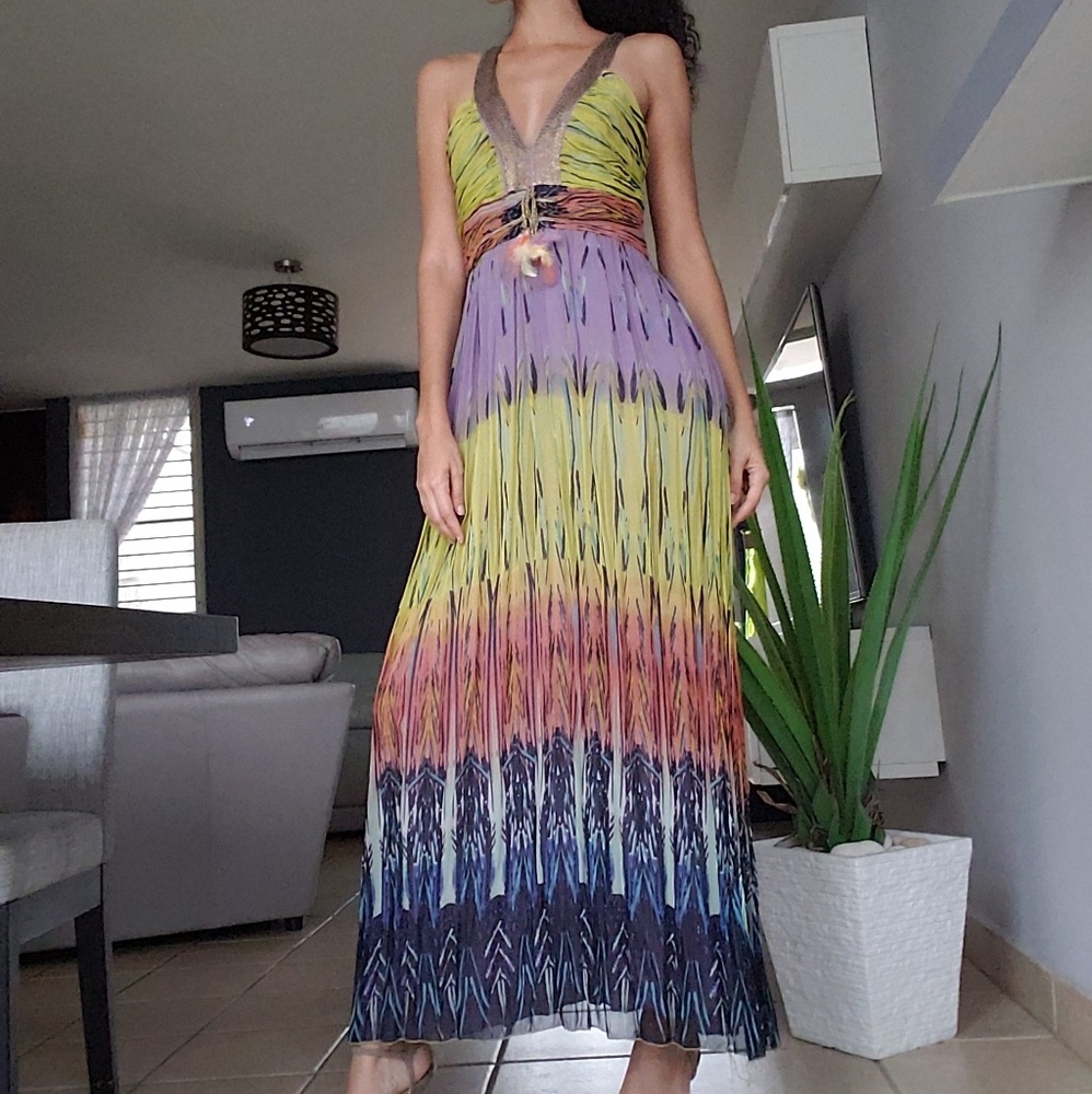 Long Bohemian Gown